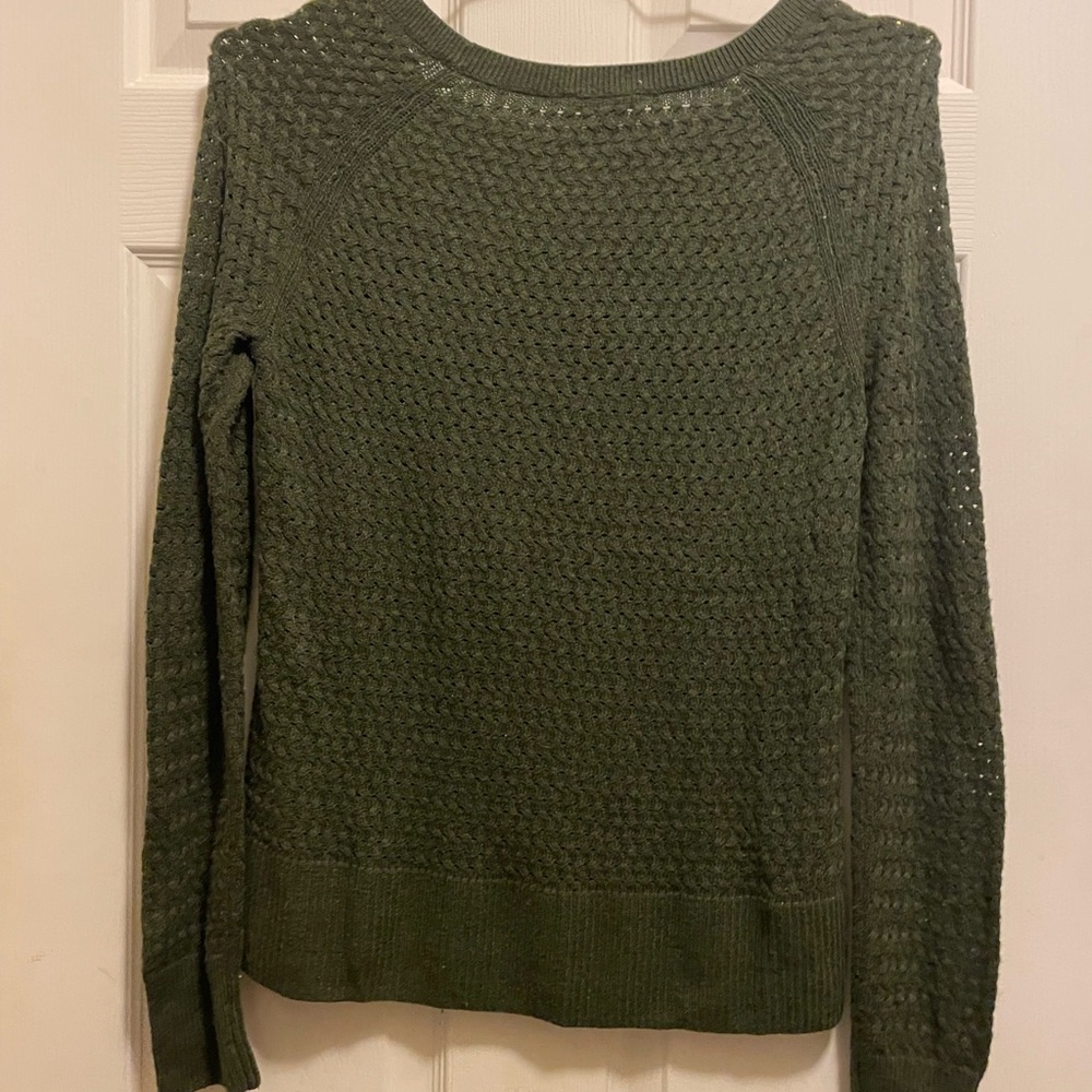 American Eagle outfitter, small green long sleeve sweater